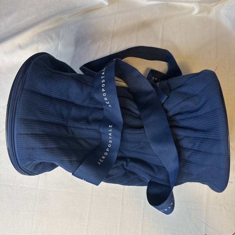 Aeropostale Jersey knit duffle blanket‎ bag Navy blue